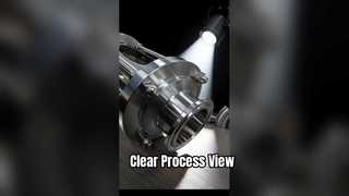 衛生的なサイトグラス – プロセスを明確に確認できます