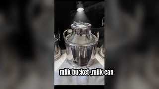 ステンレススチール製密閉ミルク輸送缶/ミルクバケツ