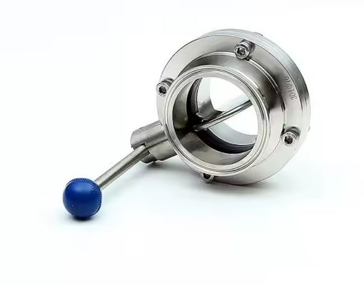 良い価格 高性能衛生用不鋼バタフライバル 低温ブランク オンライン